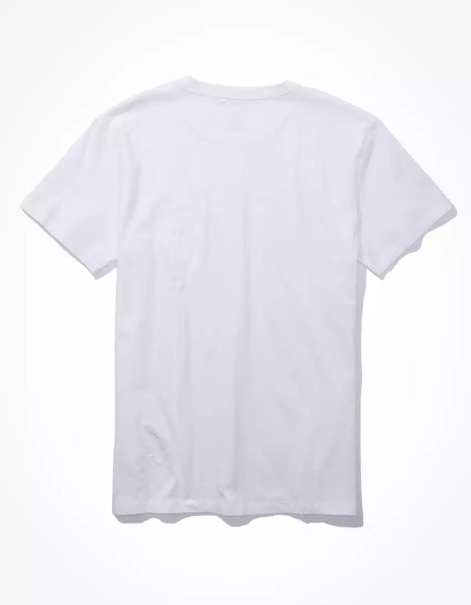 T Shirts American Eagle AE Super Soft Legend Slim Fit Blanche Homme | HXD-93232129